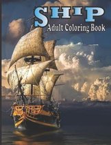 Ship Adult Coloring Book