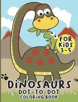 Dinosaurs Dot to Dot Coloring Book For Kids