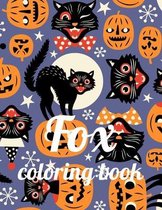 Fox coloring book