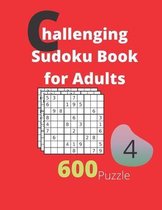 Challenging Sudoku Book for Adults Volume 4