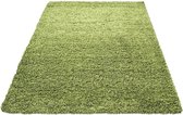 Shaggy Tapijt 50 mm poolhoogte groene kleur