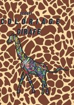 Scoupi Coloriage girafe: livre de dessin a colorer