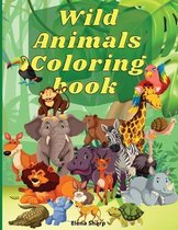 Wild Animals Coloring Book