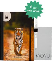 MOYU Premium A5 | WWF Tiger| Uitwisbaar & Herschrijfbaar Notitieboek