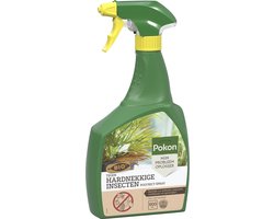 Pokon Bio tegen Hardnekkige Insecten Spray - 800ml - Kant-en-klaar - Zichtbaar effect binnen 24 uur - Bestrijdt o.a. wolluizen, dopluizen, schildluizen en spintmijten