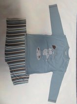 wiplala , pyjama , jongen , katoen , blauw , schaap, 2 jaar  92