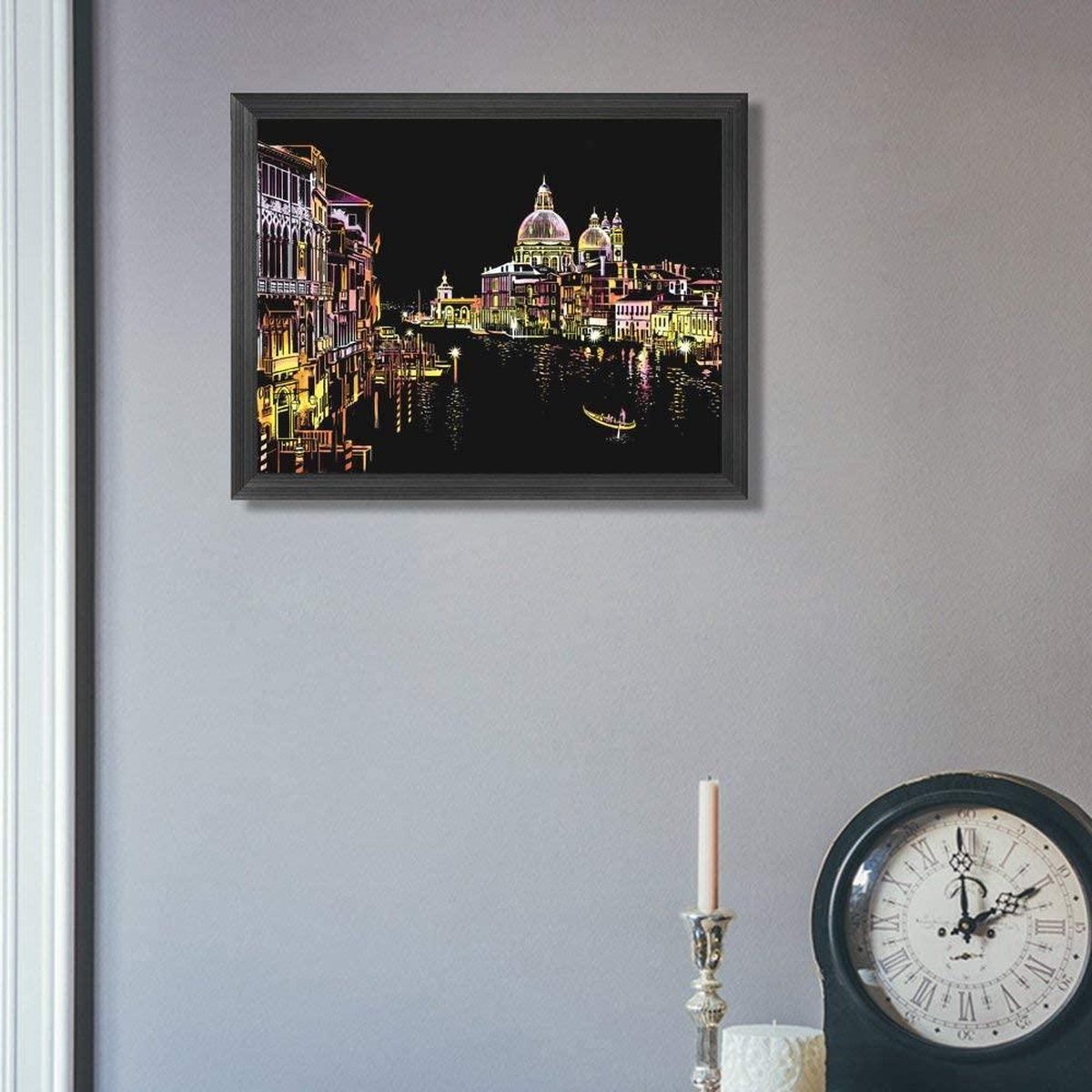 Scratch Art Volwassenen 41 x 28 cm Romantisch Kras