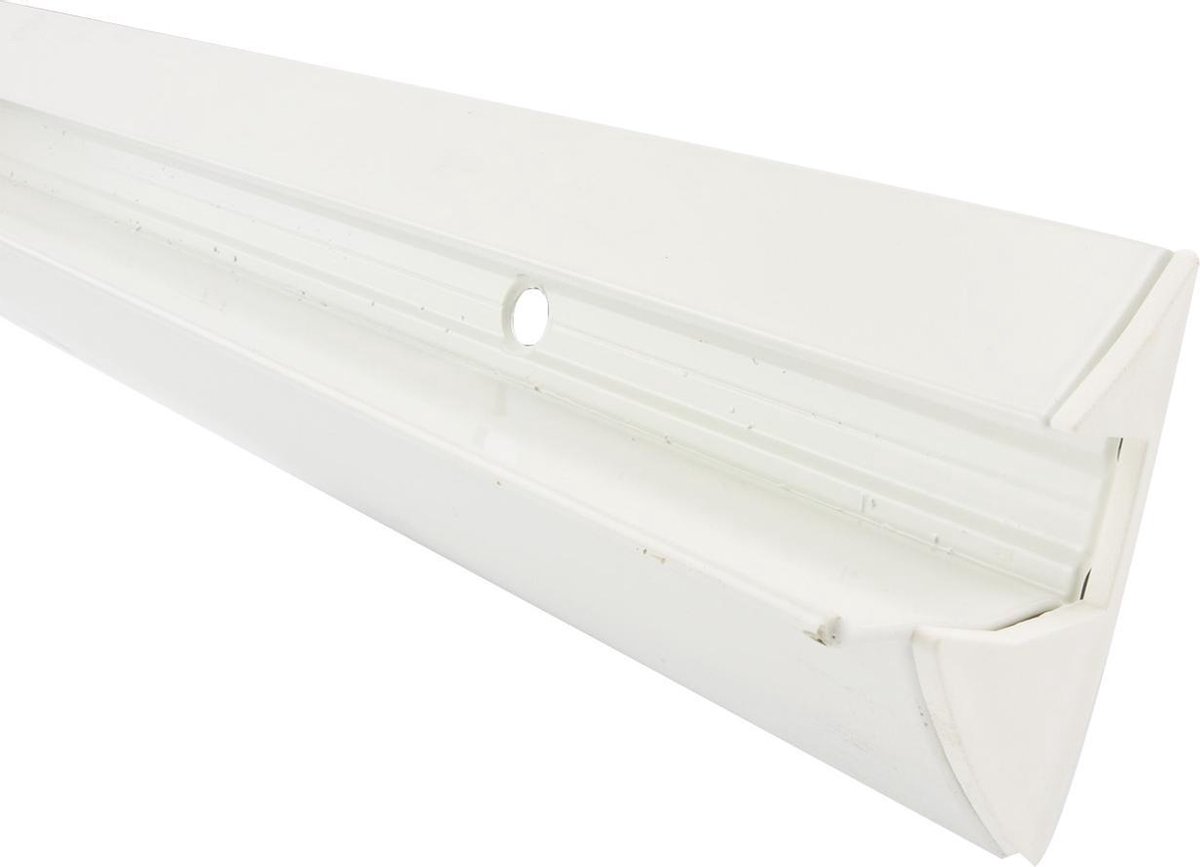 Spurlux klemplankdrager 18mm wit 200cm