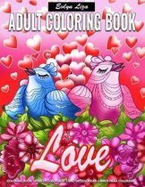 Adult Coloring Book - Love