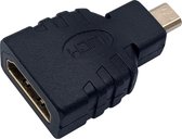 Garpex® Micro HDMI Male naar HDMI Female Adapter - Verguld