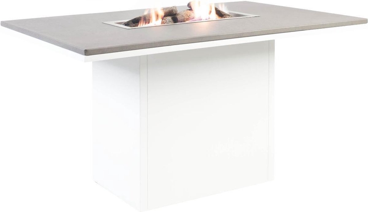 Bol.com Cosi Fires - Vuurtafel Cosiloft 120 White / Grey - Vuurtafels - Aluminium - GrijsWit aanbieding