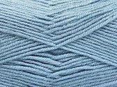 Breiwol blauw lichte kleur kopen – garen acryl wol breien of haken op pendikte 5 mm. - 4 bollen van breigaren 100gram totaal 400 gr pakket