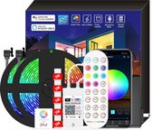 Fuegobird WIFI Smart SMD 5050 RGB led strip - 10m - Set RGB - kleuren - Incl afstandbediening - Steun Amazon ALEXA en Google