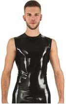 Mister B Rubber Mouwloos T-Shirt Zwart L