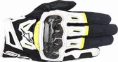 ALPINESTARS SMX-2 AC V2 GLOVES BLACK WHITE YELLOW S - Maat S - Handschoen