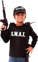 Witbaard Verkleedvest Swat Jongens Polyester Zwart Maat 140/155