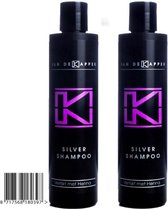 Voordeelset Van deKapper 2x Silver shampoo verrijkt met Henna