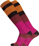 Uphillsport Sokken Kojo Dames Merino Wol Roze/zwart Mt 35-38