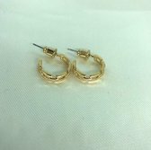 Oorbellen Hoops Switch Goudkleurig Gold Plated