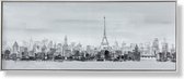 Art for the Home - Luxe Schilderij - Parijs - 100x40 cm