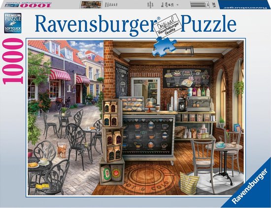 Ravensburger puzzel Typisch CafÃ© - Legpuzzel - 1000 stukjes | bol.com