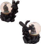 Set Dragon Statue Snow globe - lot de 2 dragons fantaisie gothique shaker globe 7 cm | Choix ciblé