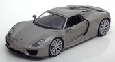 Porsche 918 Spyder Hardtop 2012 Grijs Metallic 1-24 Welly