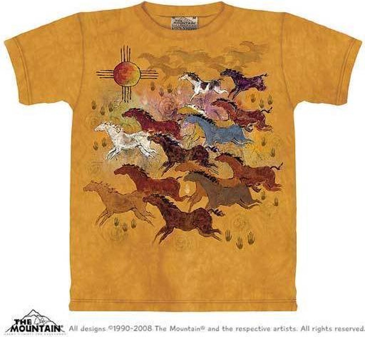 T-shirt Horses and Sun 3XL