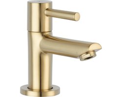 Saqu Shine Fonteinkraan - 10.40 cm - Goud-look - Toiletkraan - Koudwaterkraan - WC Kraan