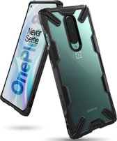 Ringke Fusion X Backcover OnePlus 8 hoesje - Zwart