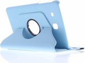 Tablet Hoes Geschikt voor Samsung Galaxy Tab E 9.6 - 360° Draaibare Bookcase - Lichtblauw