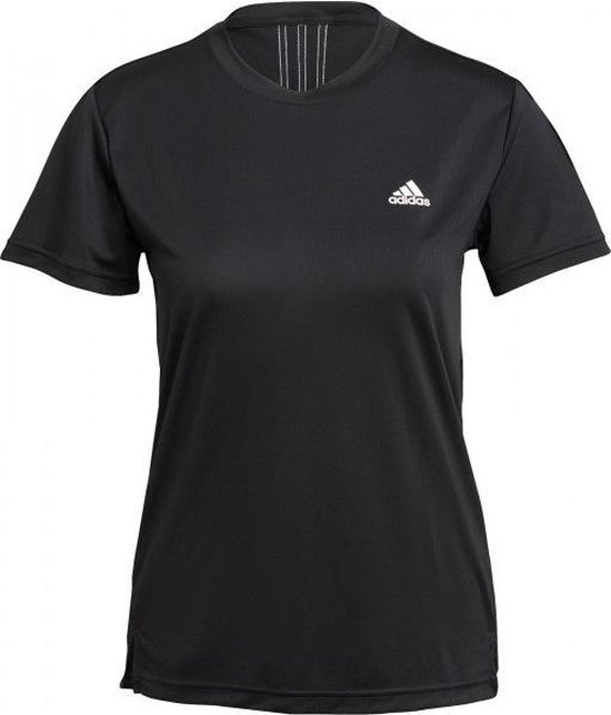 adidas 3-Stripes Sport Shirt Dames - zwart - maat XL | bol.com