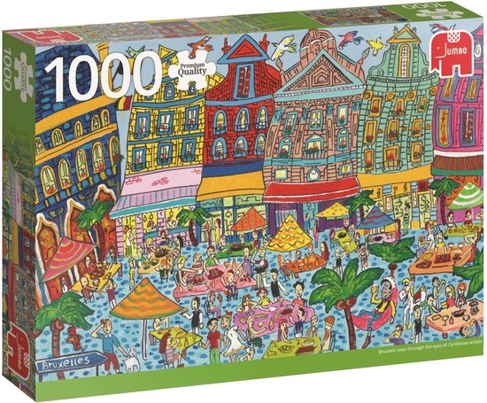 zanger Op risico Plateau Jumbo Premium Collection Puzzel Grote Markt Brussel - Legpuzzel - 1000  stukjes | bol.com