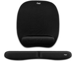 MADGIGA ZH-03 Polssteun - Muismat - Polssteun - Zwart - ANTI SLIP - Gaming - Ergonomisch - Muisarm - Polsklachten - Computer - Laptop