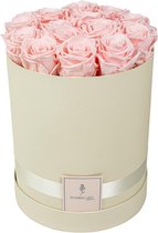 Flowerbox longlife rozen | WHITE | Large | Bloemenbox | Longlasting roses BABYPINK | Rozen | Roses | Flowers