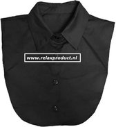 Blouskraagje - Kraagje - Kraag voor onder blouse - Nette kraag - Zwart - Viscose