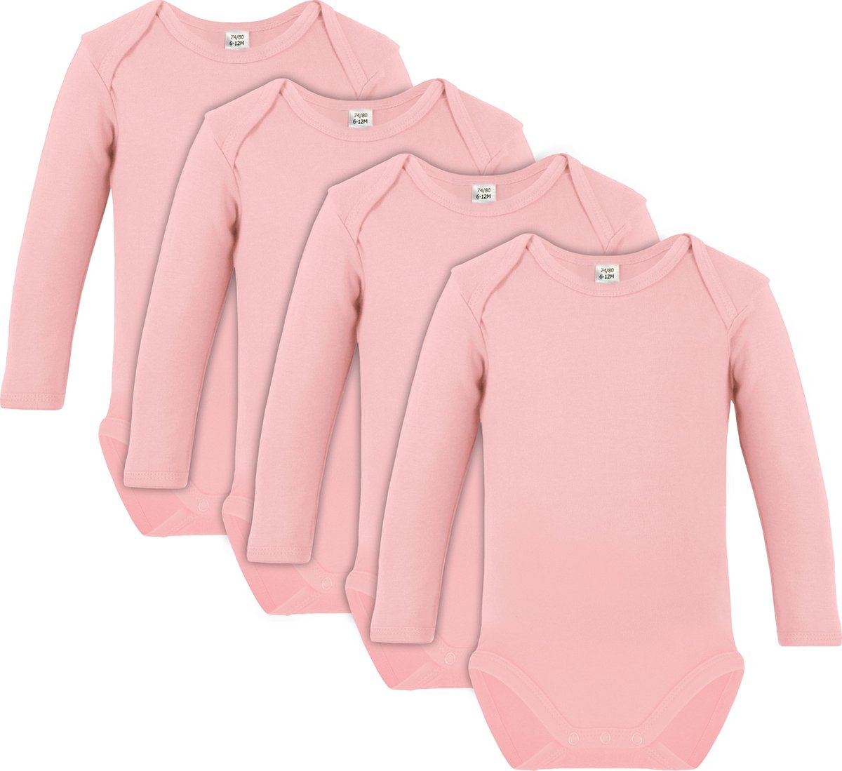Link Kidswear Meisjes Rompertje - Baby Roze - Maat 74/80