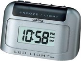 Casio wekker DQ-582D-8R zilverkleurig