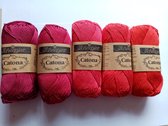 Scheepjes Catona All Red2 5X50gr