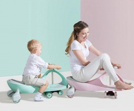 Wiggle Car Pastel Mint Groene Loopauto Plasmacar Swingauto Twistcar Bol 