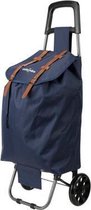 Boodschappentrolley 40 liter - blauw