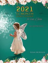 2021 12 Month Weekly Planner for Lovers of Fairies - with Inspiring Quotes