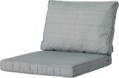 Madison Luxe Loungekussens | Basic Grey | 60x60 + 60x40cm