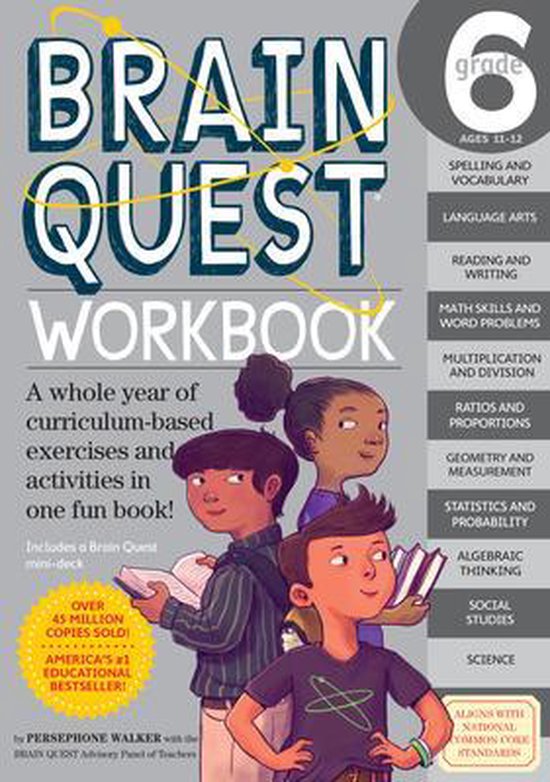 Brain Quest Workbook Grade 6 - cover