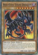 Red-Eyes Toon Dragon Yu-Gi-Oh - LDS1 – Yu Gi Oh cards – Yu Gi Oh kaarten – rare versie – In kaarthouder!