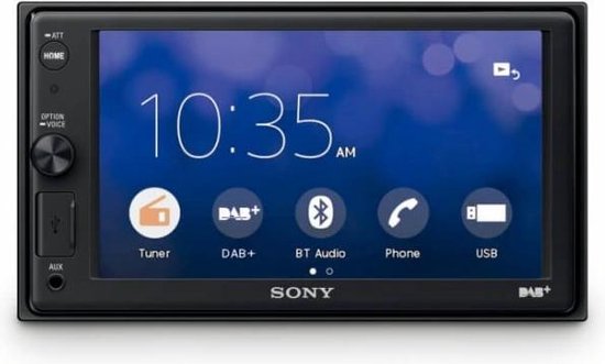 Sony XAV-AX1005DB - - Apple CarPlay DAB+ - Bluetooth - USB bol.com