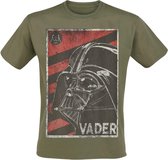 Star Wars - Vader Propagande Kaki T-Shirt XL