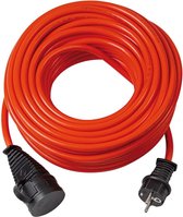 Câble d'extension - 25 mètres - Rouge - 3x1,5 mm - Mise à la terre
