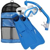 Aqua Lung Sport Santa Cruz Kids - Snorkelset - S/M (25-31) - Blauw