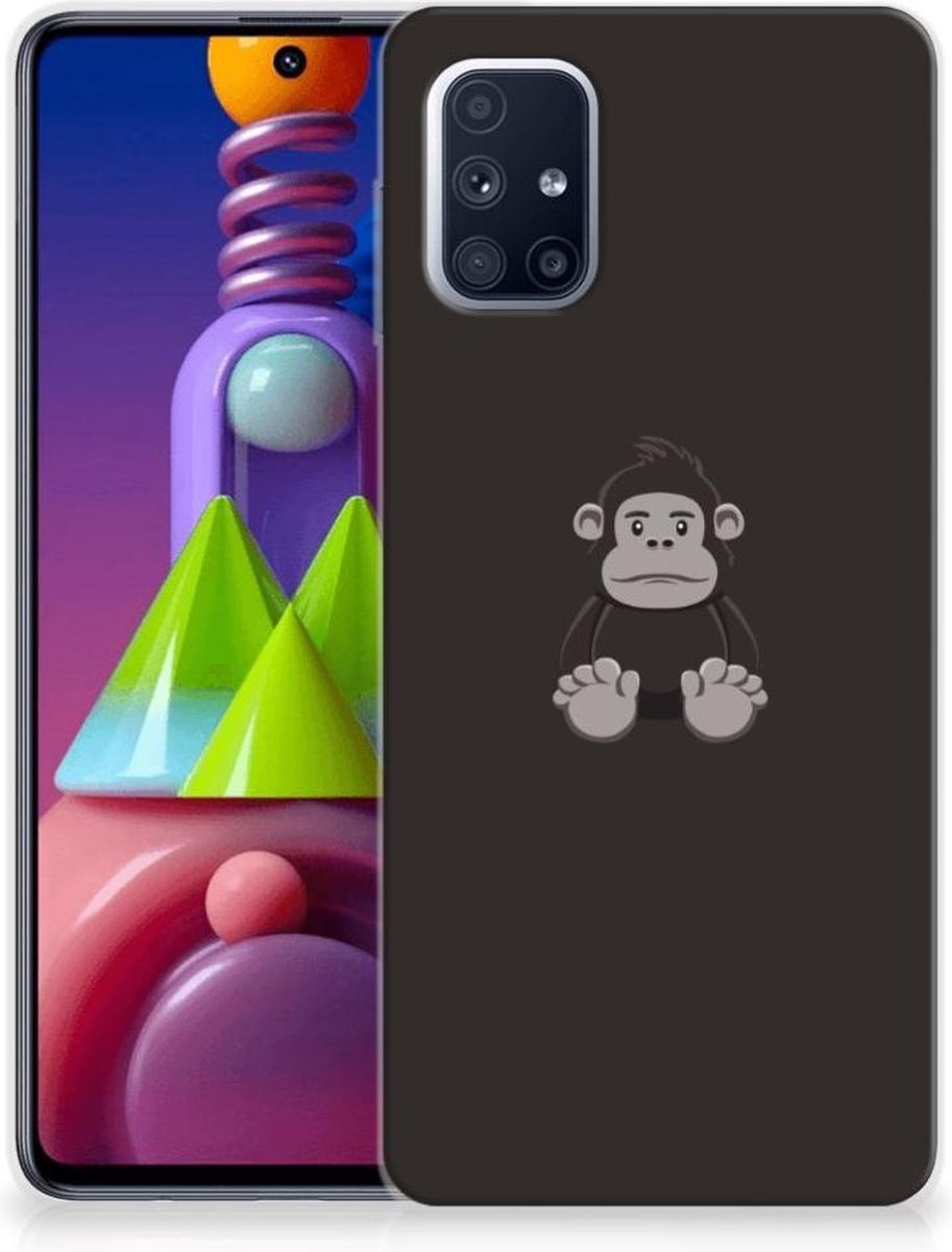 Samsung Galaxy M51 Telefoonhoesje met Naam Gorilla